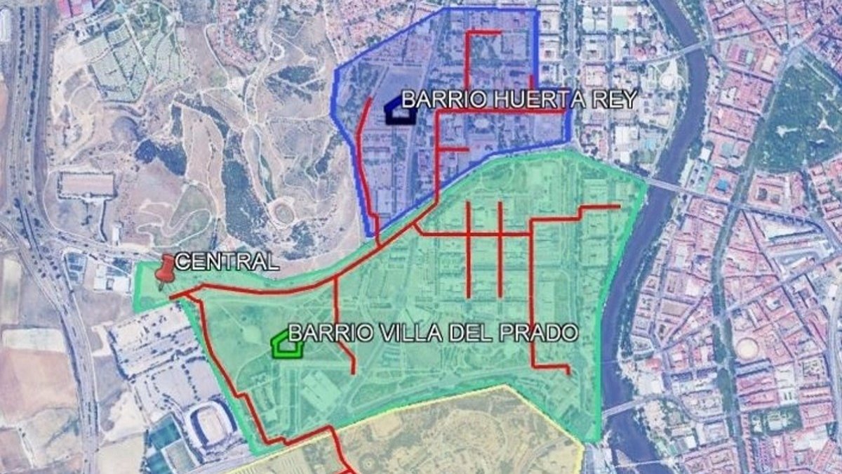 Zonas de redes de calor sostenible. - E.PREES
