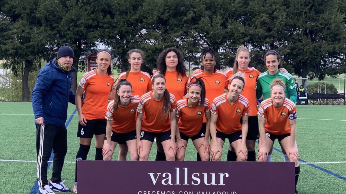 Once del Parquesol frente al Atlético de Madrid B / E.M.