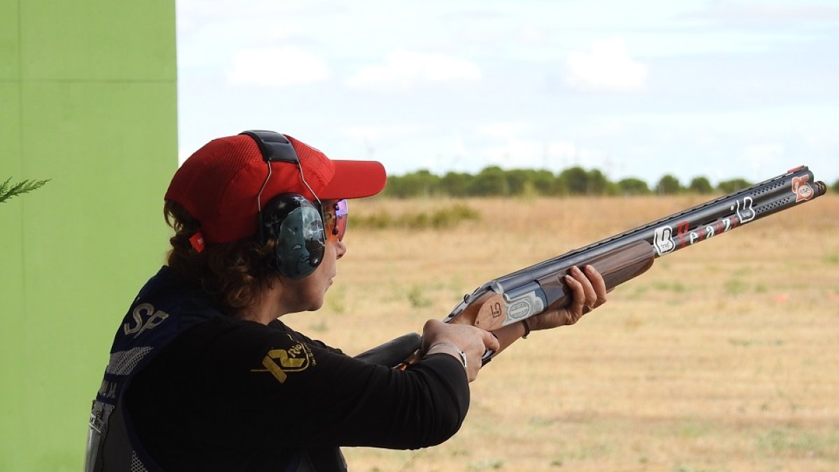 María Quintanal en una prueba celebrada en El Rebollar. Leonardo de la Fuente