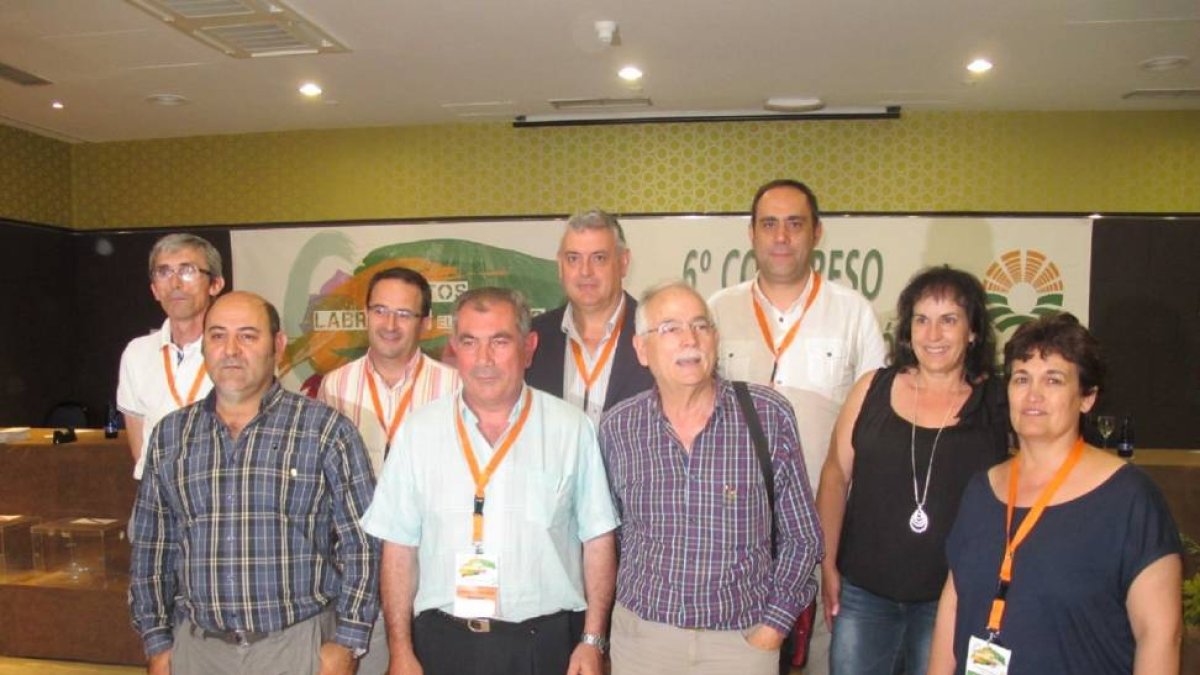 Miembros de la nueva Ejecutiva Regional de UPA Castilla y León.-El Mundo