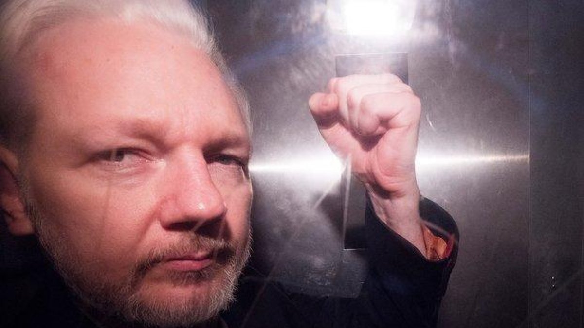 El fundador de Wikileaks, Julian Assange en el tribunal de Southwark de Londres.-EFE / EPA
