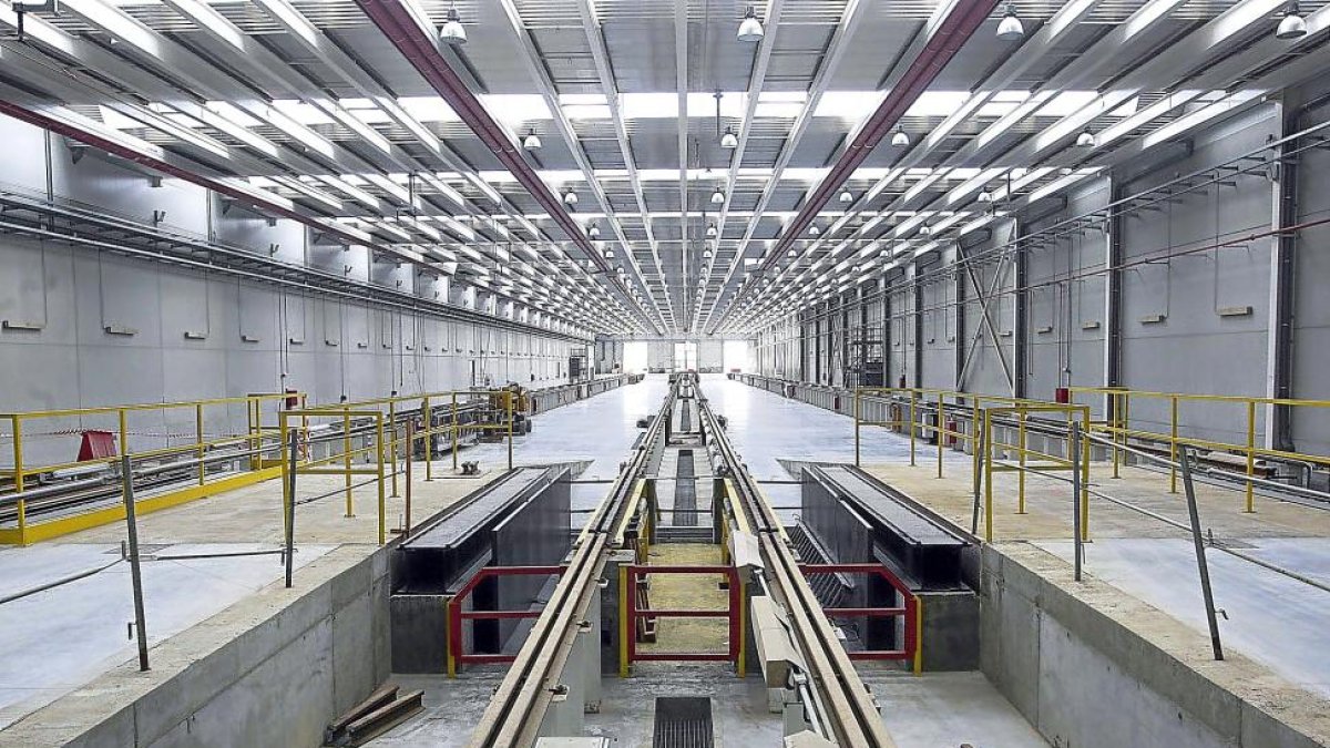 Una imagen de archivo de los nuevos talleres de Renfe