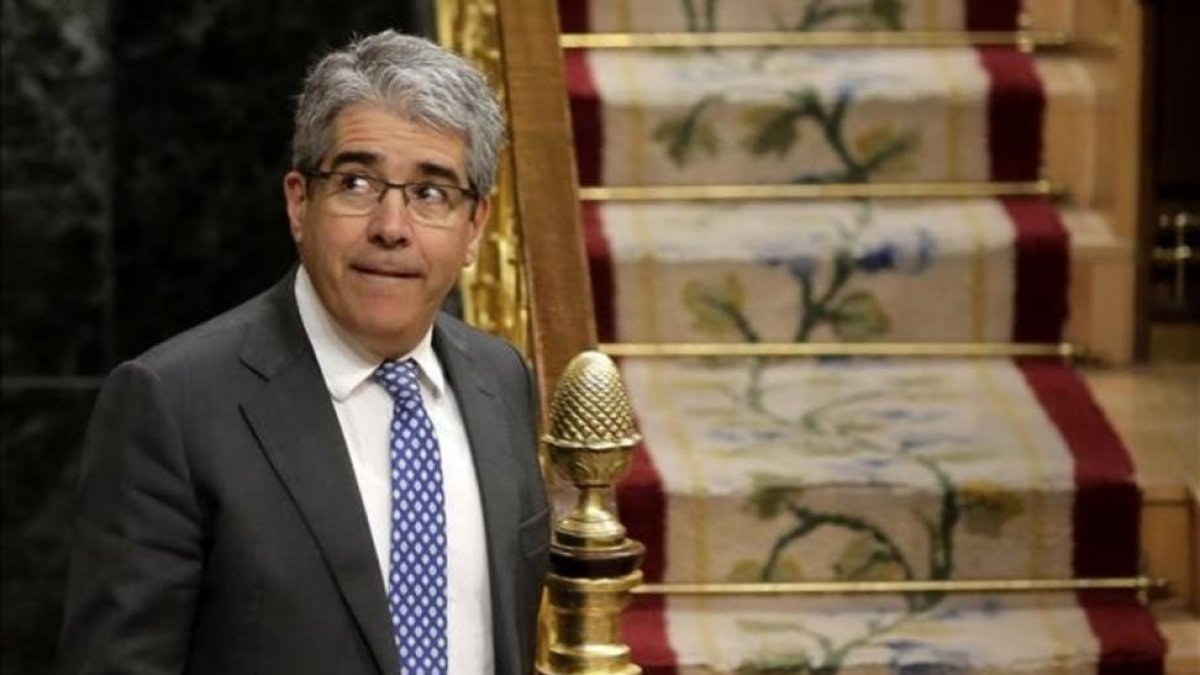 l portavoz de PDECat, Francesc Homs, en el Congreso de los Diputados.-JOSÉ LUIS ROCA