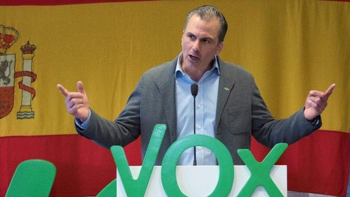 El secretario general de Vox, Javier Ortega Smith.-