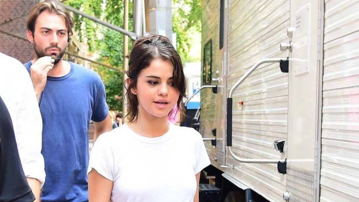 Selena Goméz, la semana pasada en Nueva York.-RAYMOND HALL