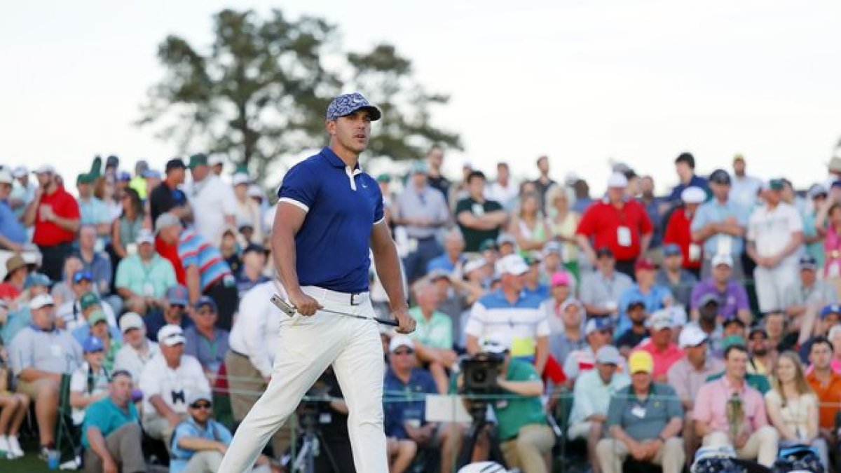Brooks Koepka, durante la primera jornada del Masters de Augusta, que colidera.-GETTY IMAGES NORTH AMERICA