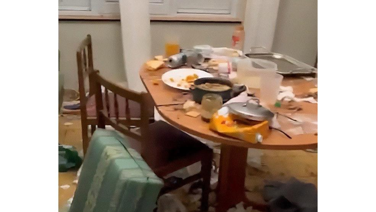 Vivienda de las dos niñas de 6 y 8 años que fueron encontradas semidesnudas en Palencia tras ser mandadas a comprar comida por su padre. -SUBDELEGACIÓN GOBIERNO
