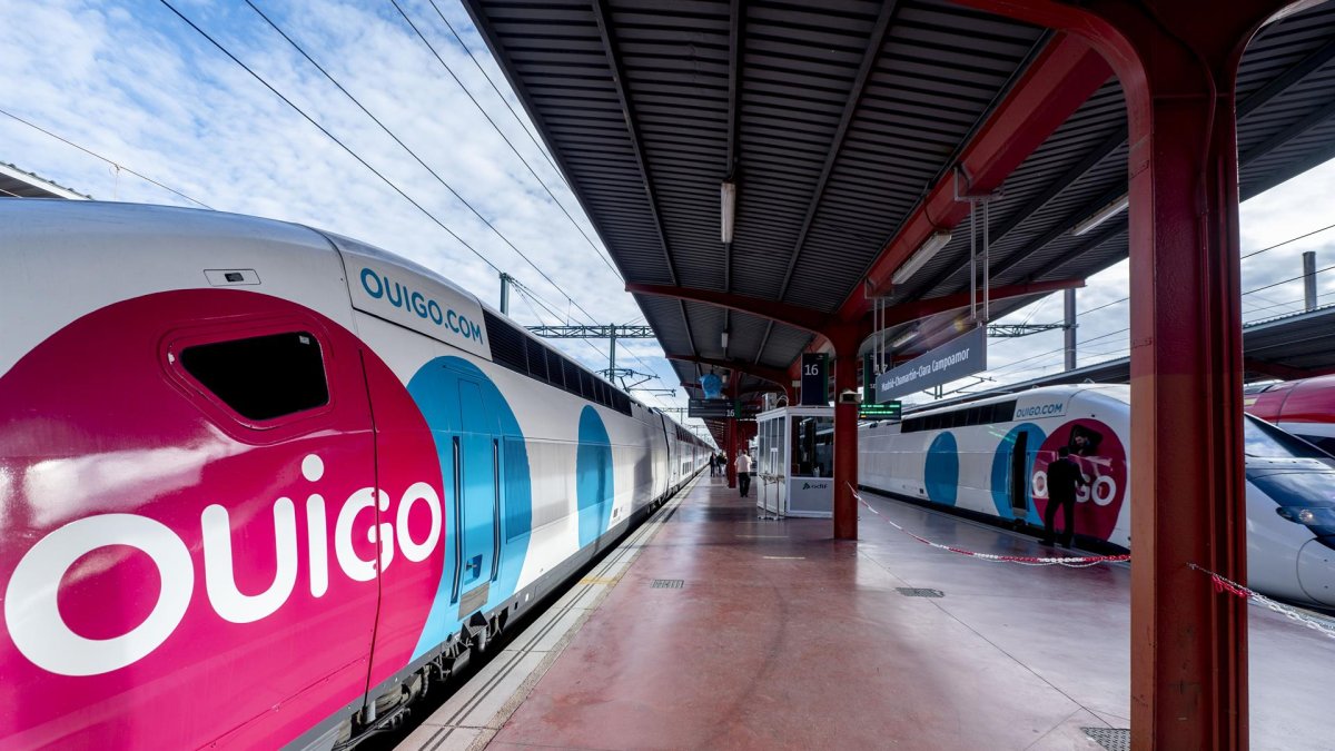 Una imagen de un tren de Ouigo de archivo. E.P.