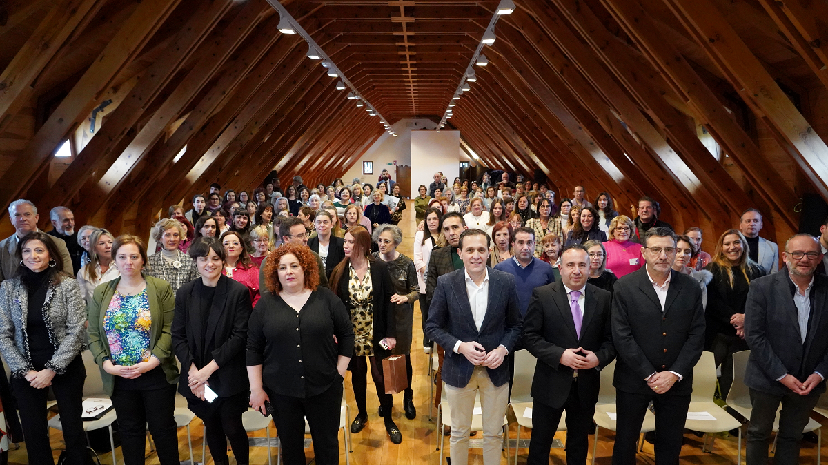 Miriam Chacón / ICAL . El presidente de la Diputación de Valladolid, Conrado Íscar, inaugura los actos institucionales organizados por la institución provincial con motivo de la celebración del Día Internacional de la Mujer.