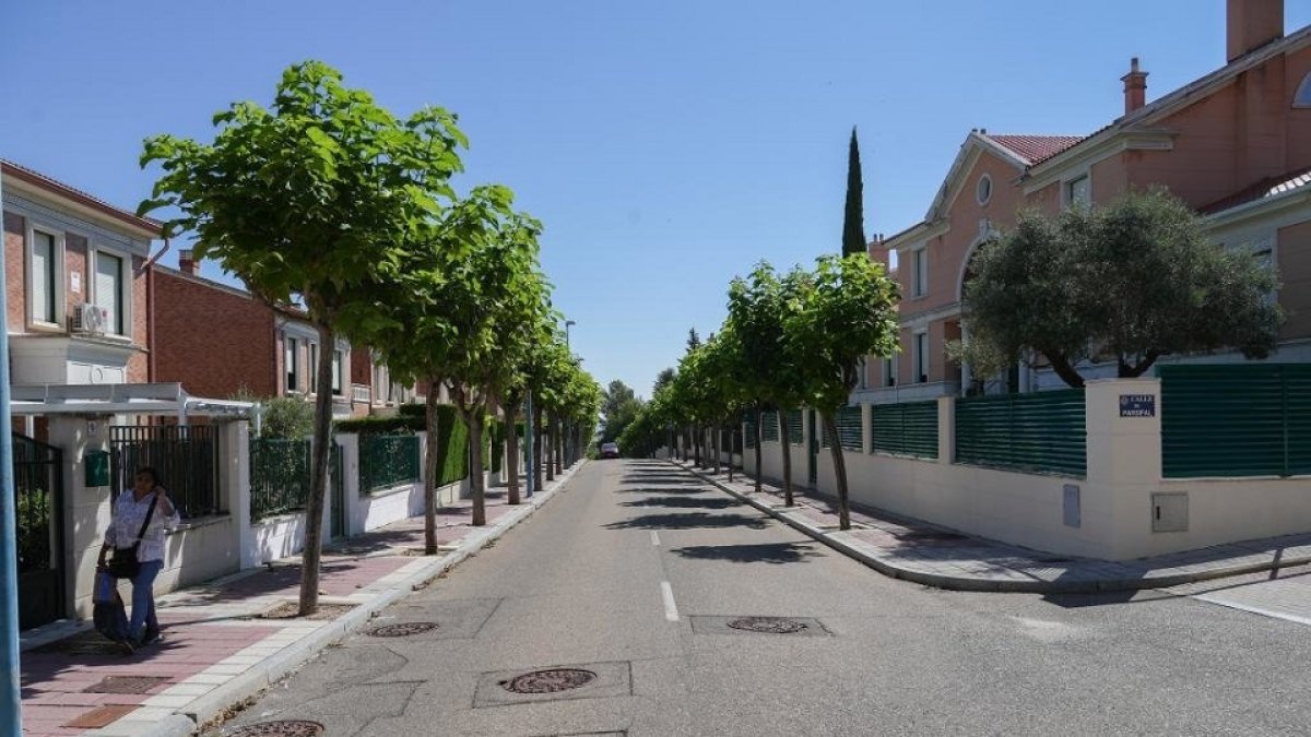 Urbanización Fuente Berrocal en Valladolid.