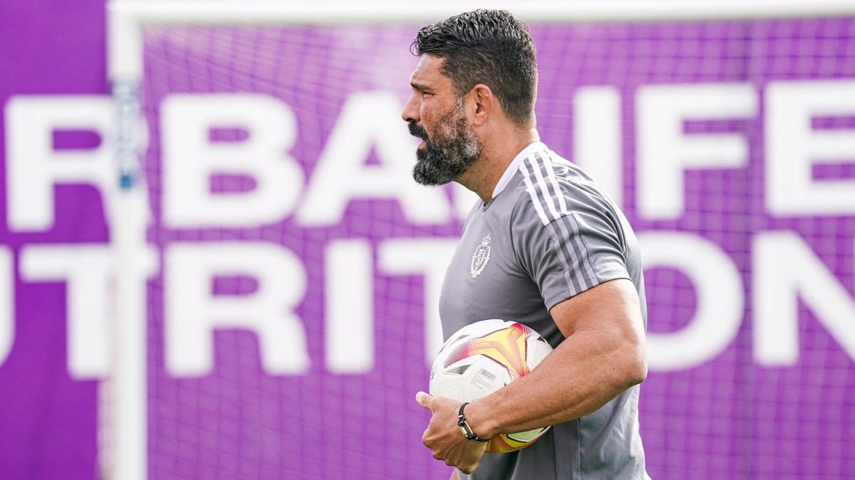 Bruno Mazziotti, en su anterior etapa blanquivioleta.REAL VALLADOLID