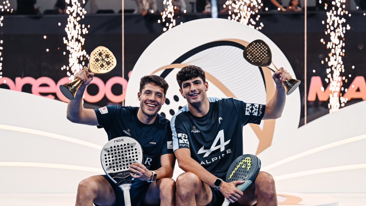 Coello y Tapia, campeones en Qatar. / Premier Pádel