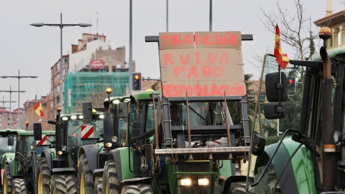 Tractorada en una imagen de archivo