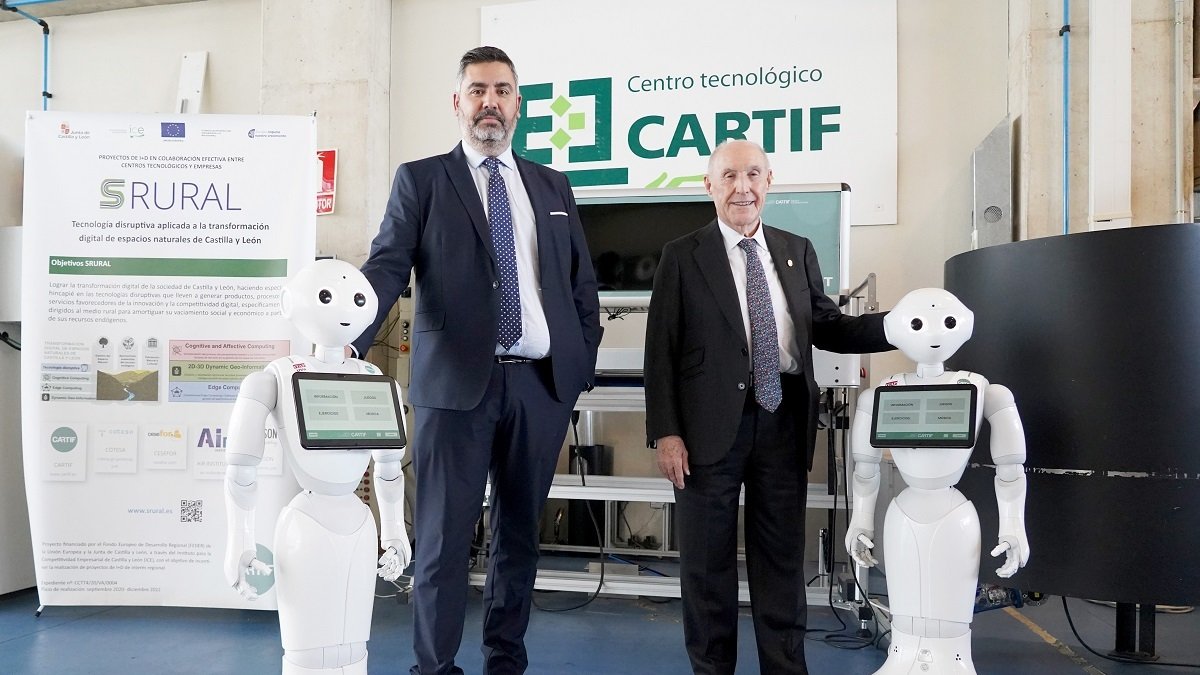 El subdirector general de Cartif, Sergio Sanz Hernando, y el director general, José Ramón Perán.- ICAL