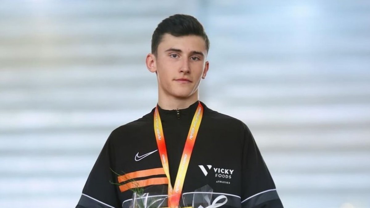 Mario Palencia, segundo en el Nacional de 1.500
