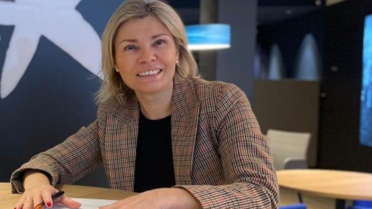 La directora territorial de CaixaBank en Castilla y León, Belén Martín, en una imagen de archivo.