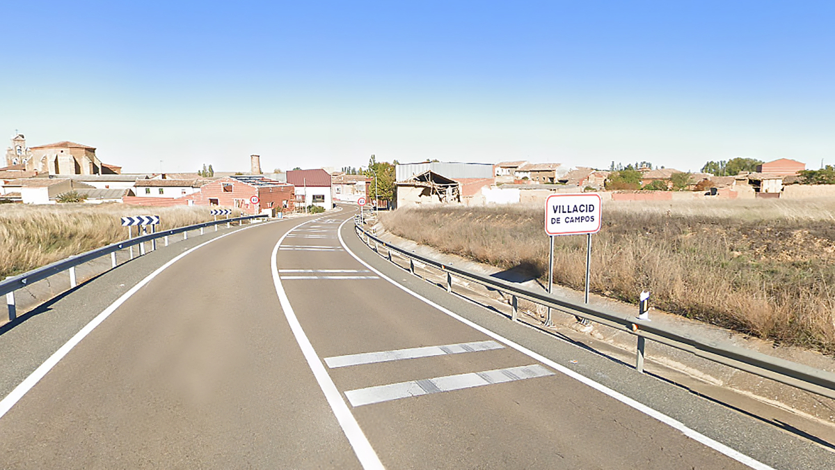 Carretera N-610 a la altura del municipio vallisoletano de Villacid de Campos en la que el vehículo fue detectado  a 206 Km/h
