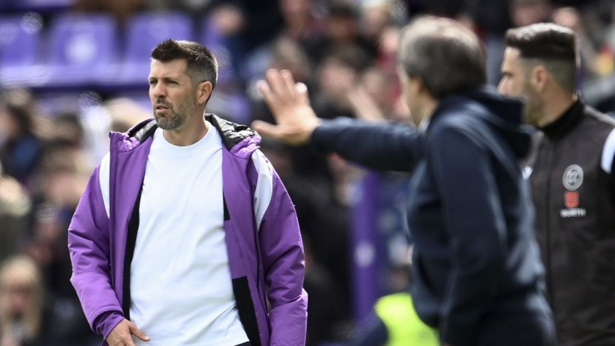 Pezzolano, en la banda en el duelo ante el Levante