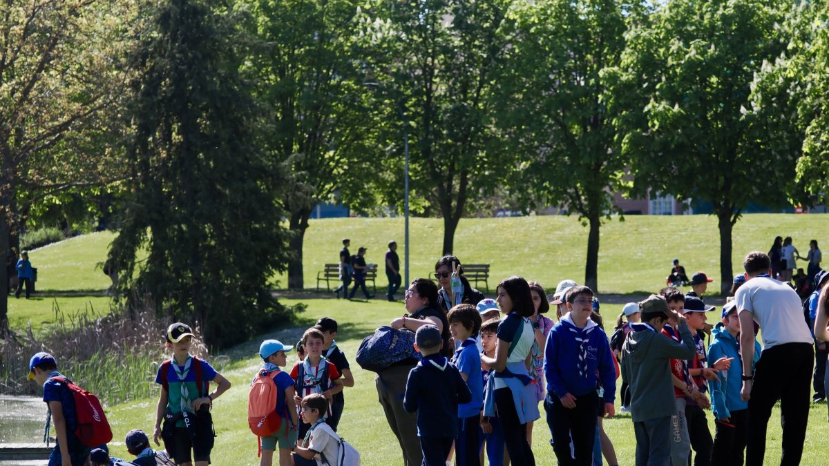 Reunión de grupo de Scouts en Laguna de Duero en una imagen de archivo
