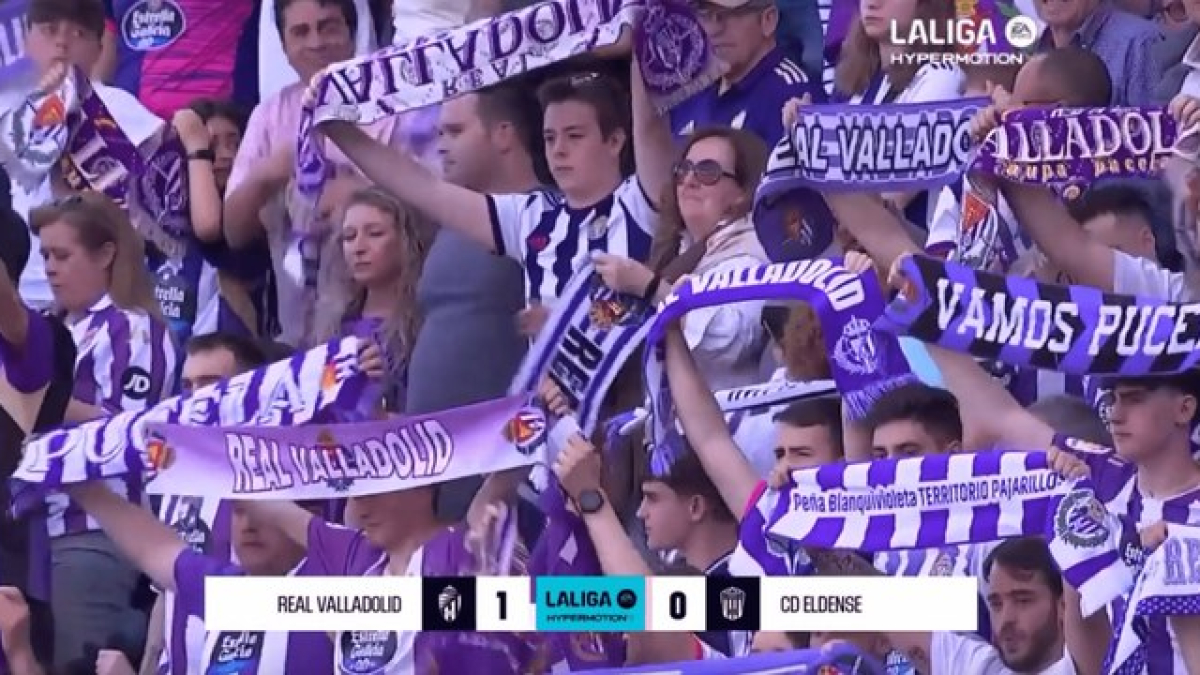 Las imágenes del triunfo del Real Valladolid ante el Eldense