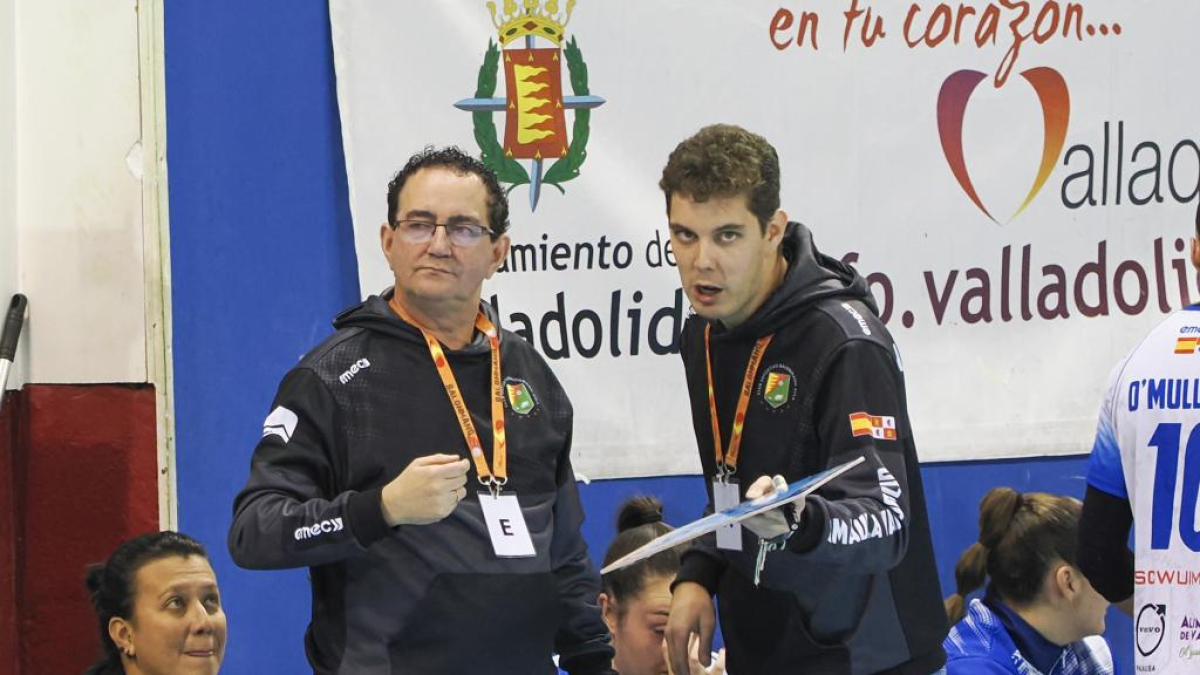 Miguel Ángel Peñas y su ayudante Sergio Escudero.