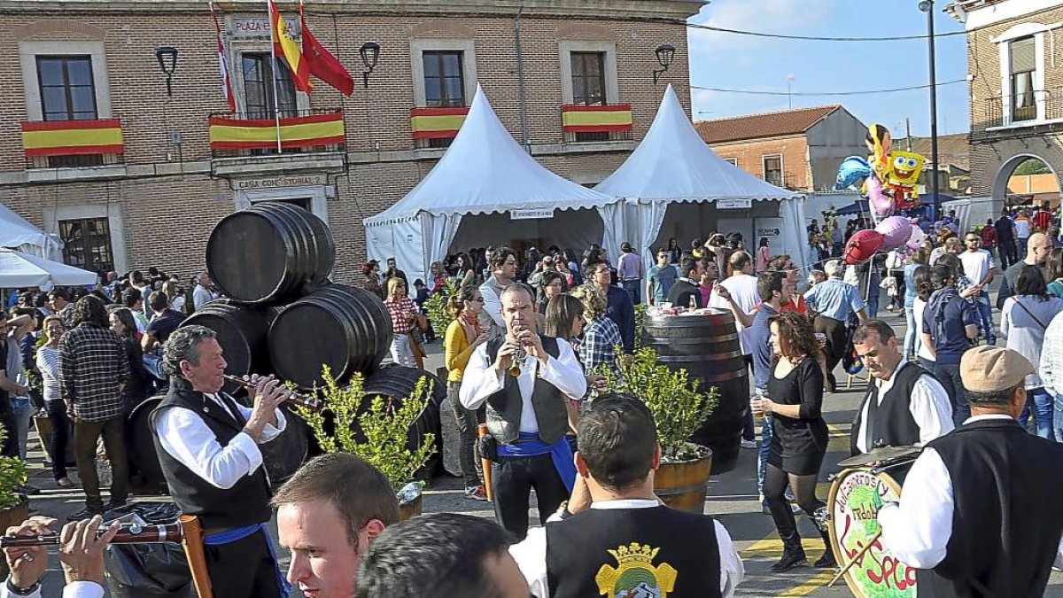 Fiesta del Verdejo de La Seca en la que se enmarca el festival Sarmiento Folk durante una de sus ediciones anteriores