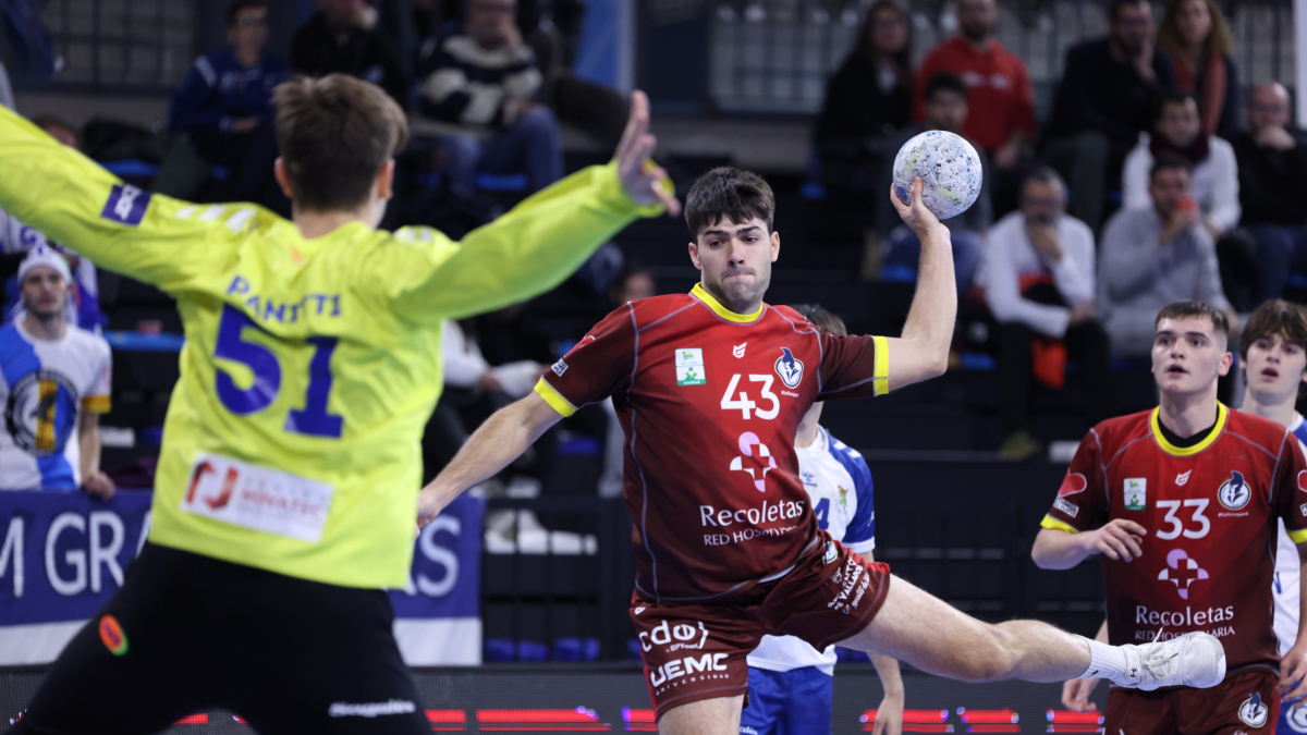 Imagen del partido jugado en Granollers por el Recoletas en la primera vuelta.