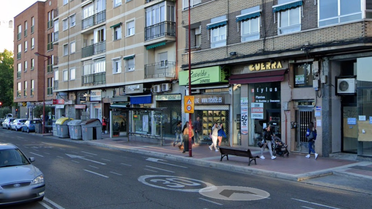 Tramo de la Avenida de Segovia donde se produjo el suceso.