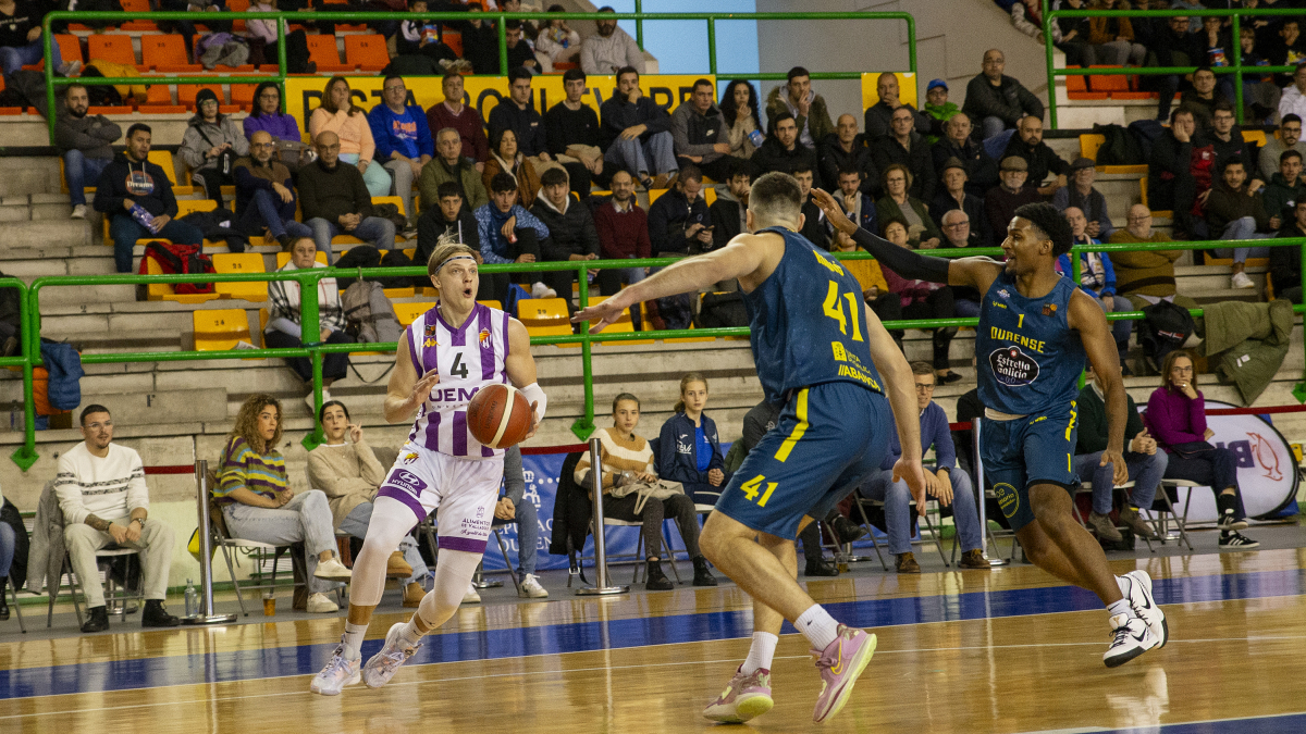 Zigmantavicius, en el partido disputado en Orense.