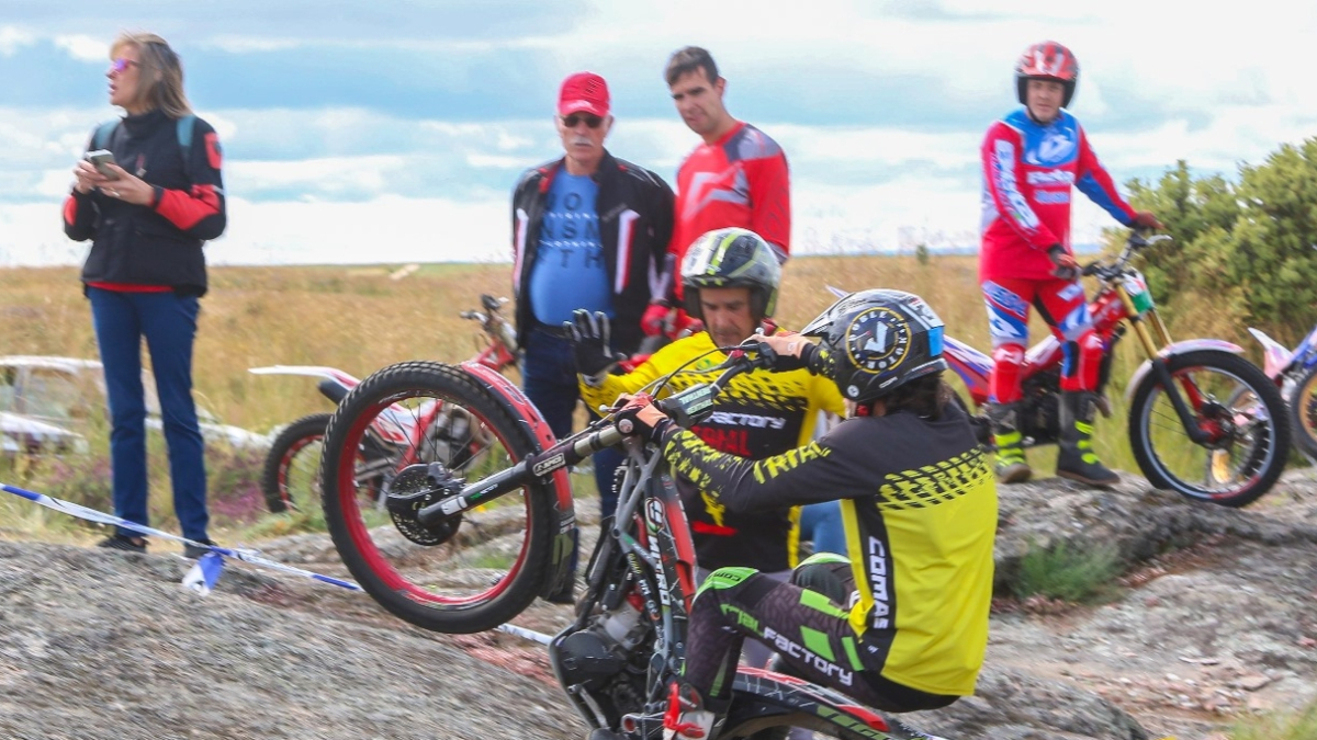 Uno de los competidores en Muelas del Pan.
