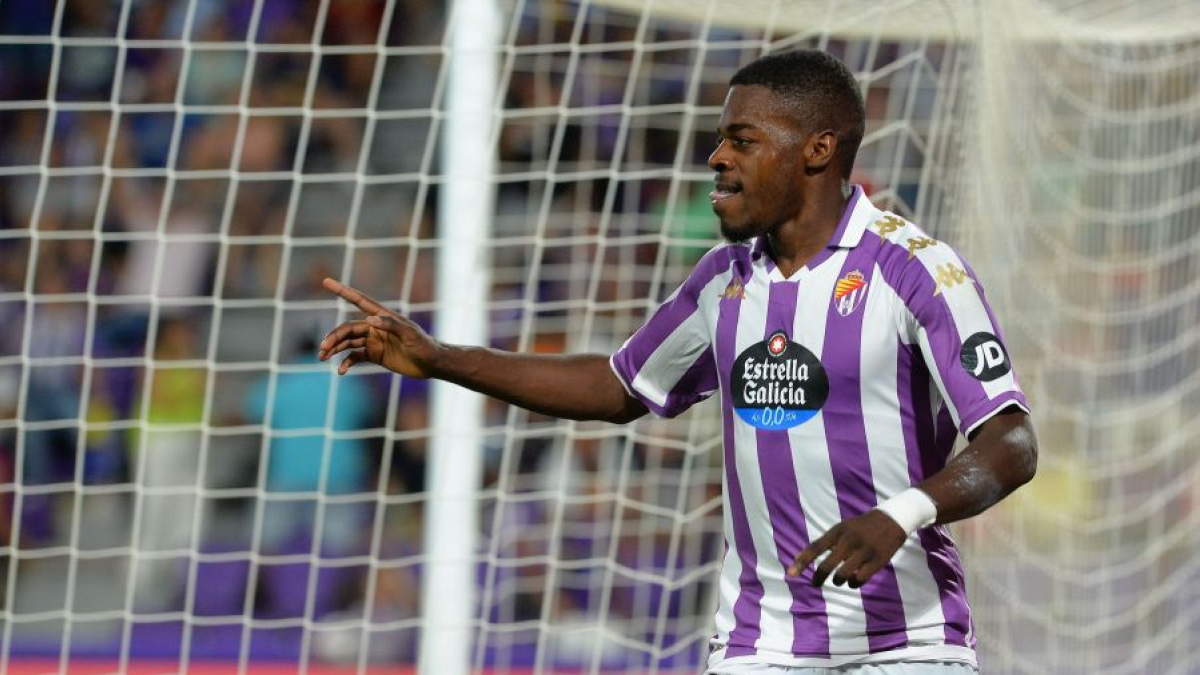 Cédric celebra su gol ante el Sporting.