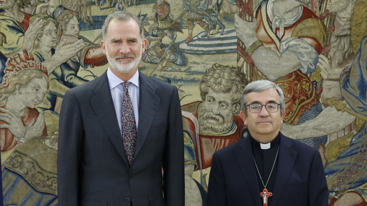 El Rey Felipe VI recibe a Luis Argüello en el palacio de La Zarzuela