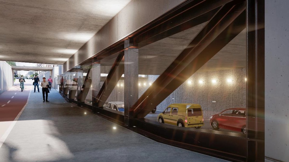 Paso inferior de Arco de Ladrillo en el proyecto de integración de Valladolid