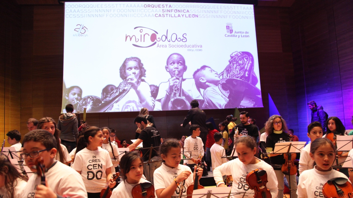 Una imagen de archivo del proyecto educativo 'In Crescendo'