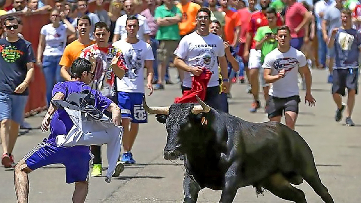 Uno de los numerosos encierros que se celebran en Castilla y León, en una imagen de archivo.