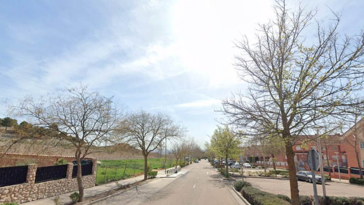 Calle Mochos en Arroyo de la Encomienda, lugar donde ocurrió el primer accidente.