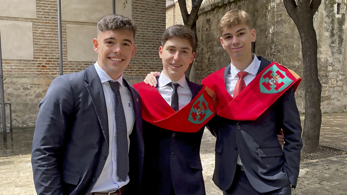 Pablo Miñambres Barrio, Miguel González Rica y Marcos Martínez Antón, equipo de Bilern