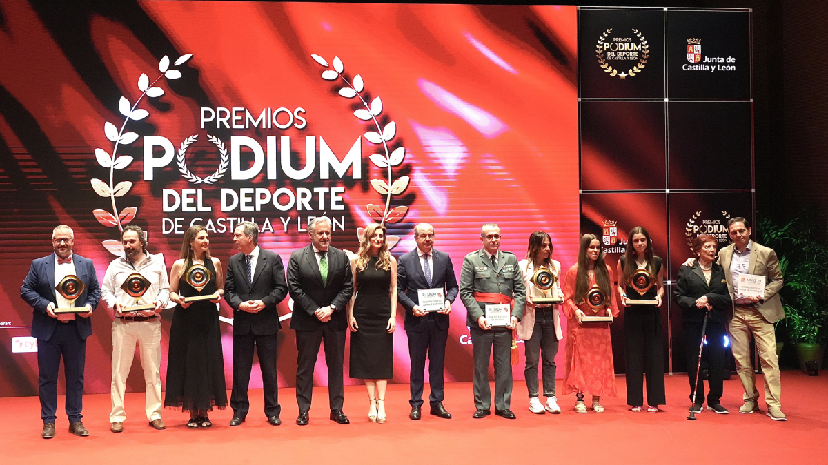 Entrega de los Premios Podium del deporte de Castilla y León de la última edición en 2023.