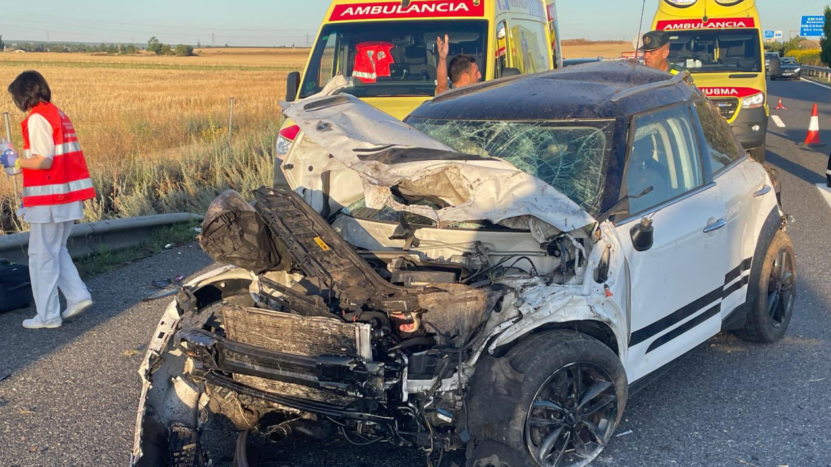 Accidente en la provincia de Valladolid