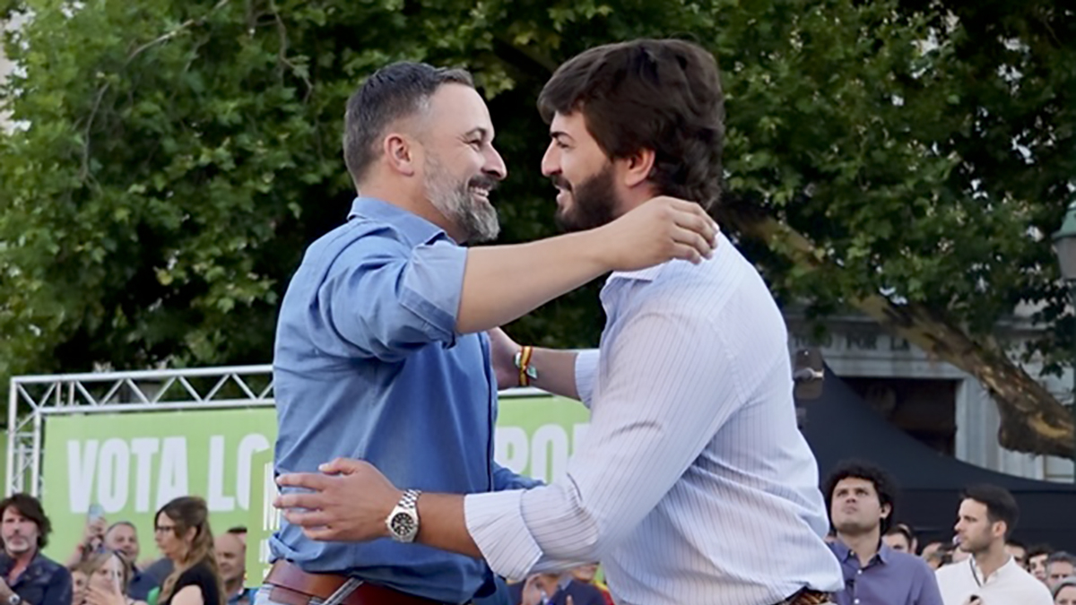 Santiago Abascal y Juan García-Gallardo en una imagen de archivo