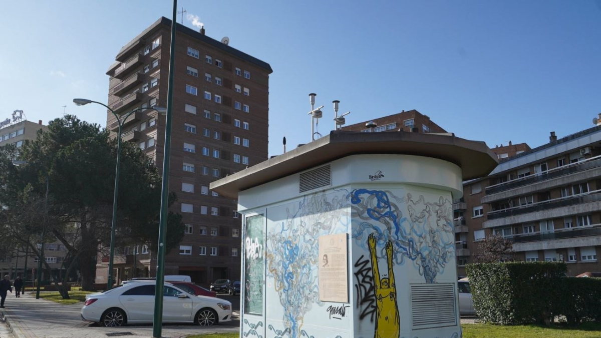 Uno de las estaciones de la Red de Control Atmosférica del Ayuntamiento de Valladolid