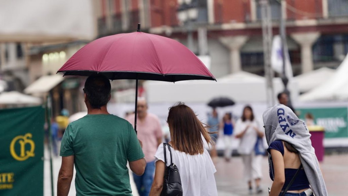 Lluvia en Valladolid