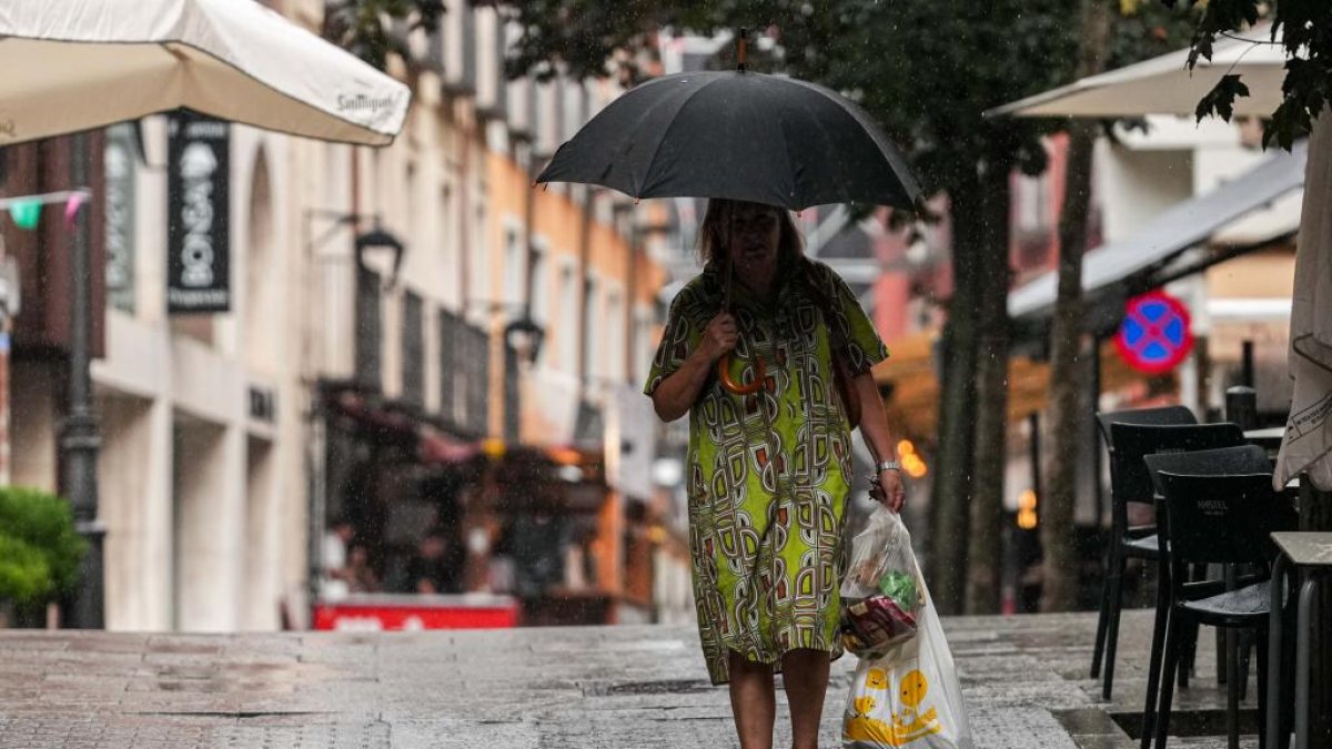 Lluvia en Valladolid