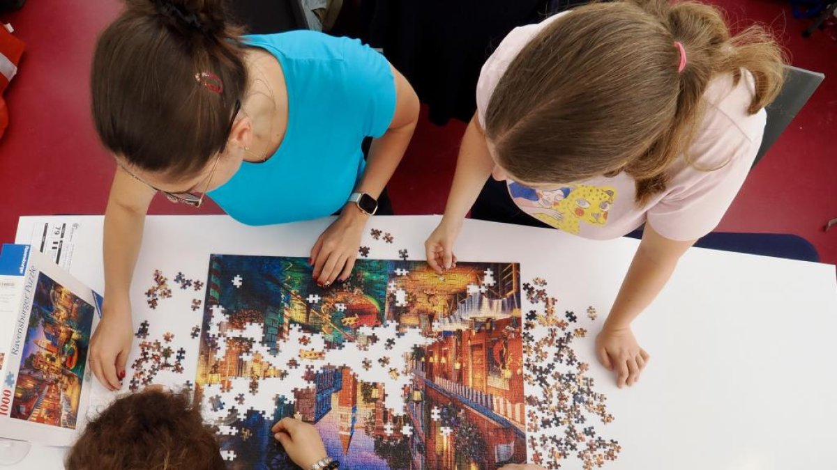 Final por equipos del Campeonato Mundial de Puzzles.