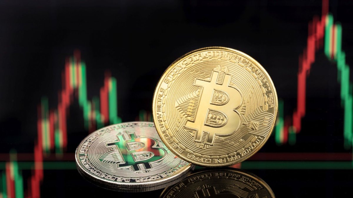 Foto de archivo de un bitcoin.