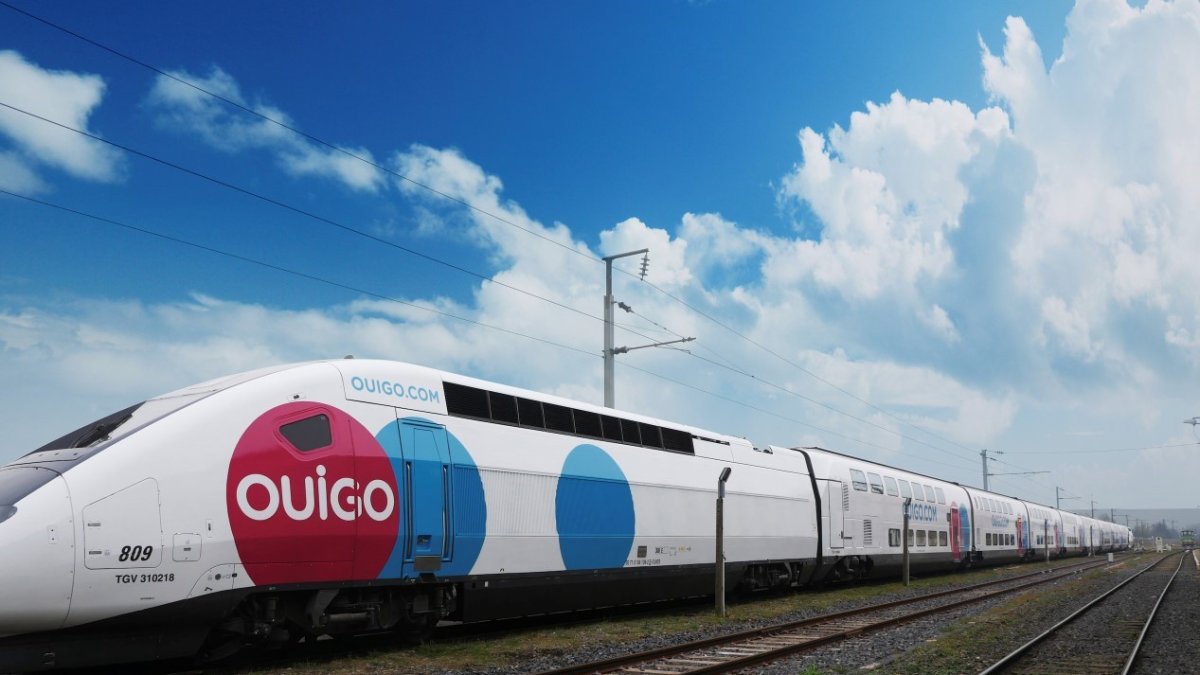Imagen de un tren de Ouigo
