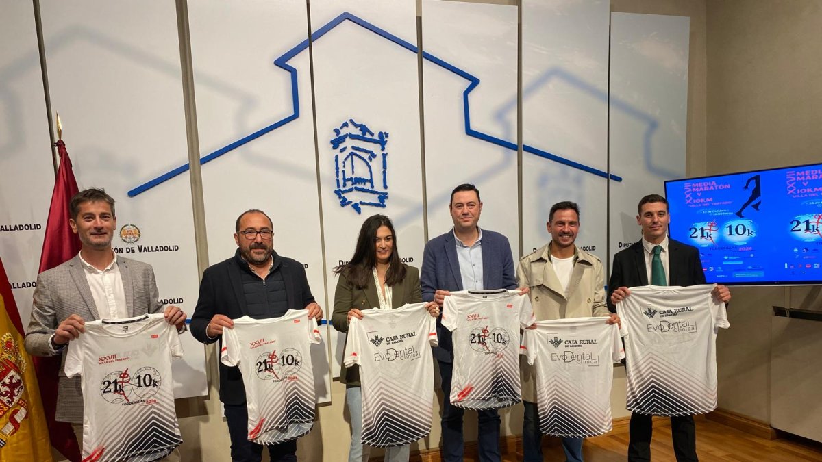 Presentación de la Media Maratón de Tordesillas en el Palacio Pimentel.