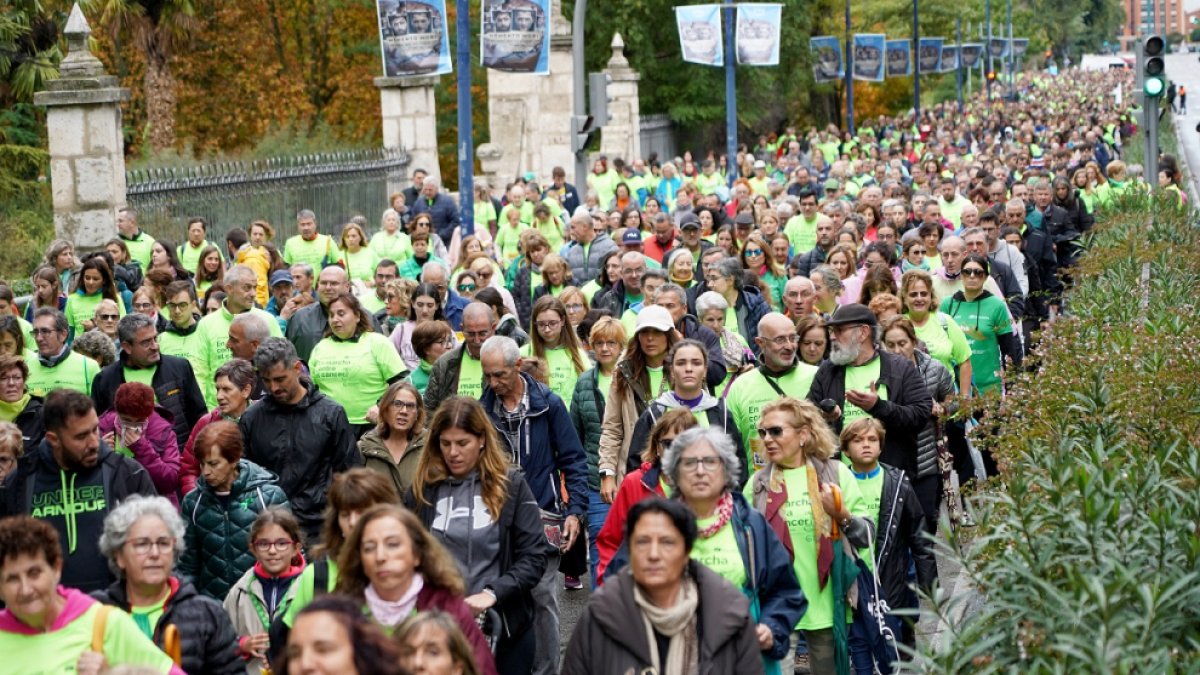 Imagen de la XII edición de la Marcha Contra el Cáncer de Valladolid