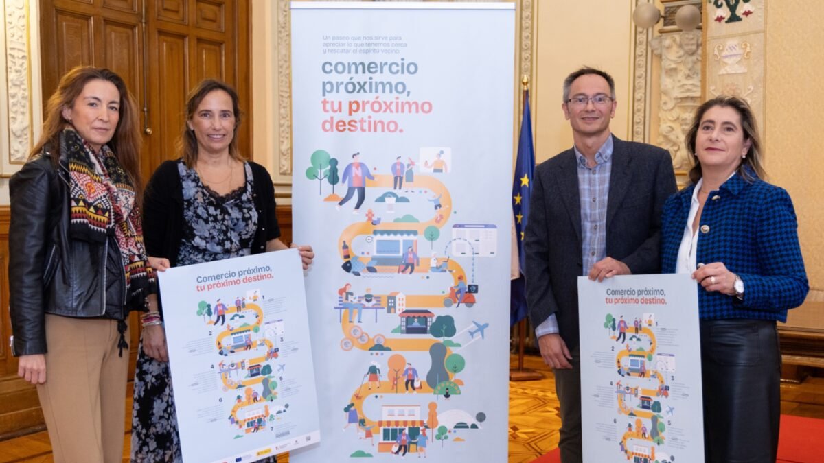 Presentación de la campaña 'Comercio próximo, tu próximo destino'.