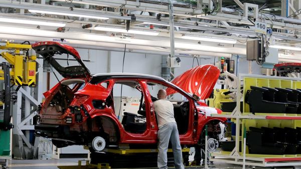 Planta de montaje de Renault en Valladolid, en una foto de archivo.